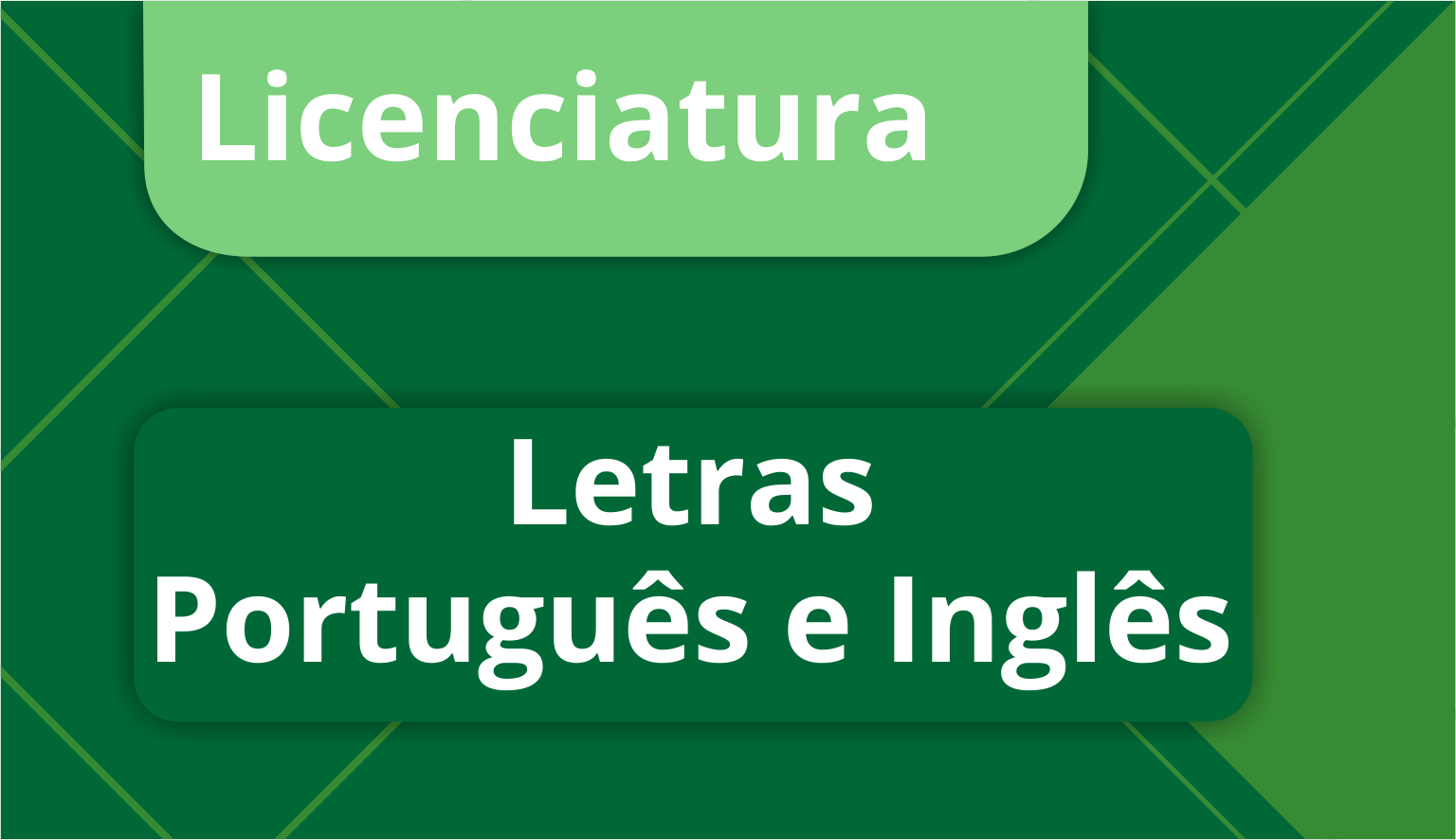 Letras - Português e Inglês