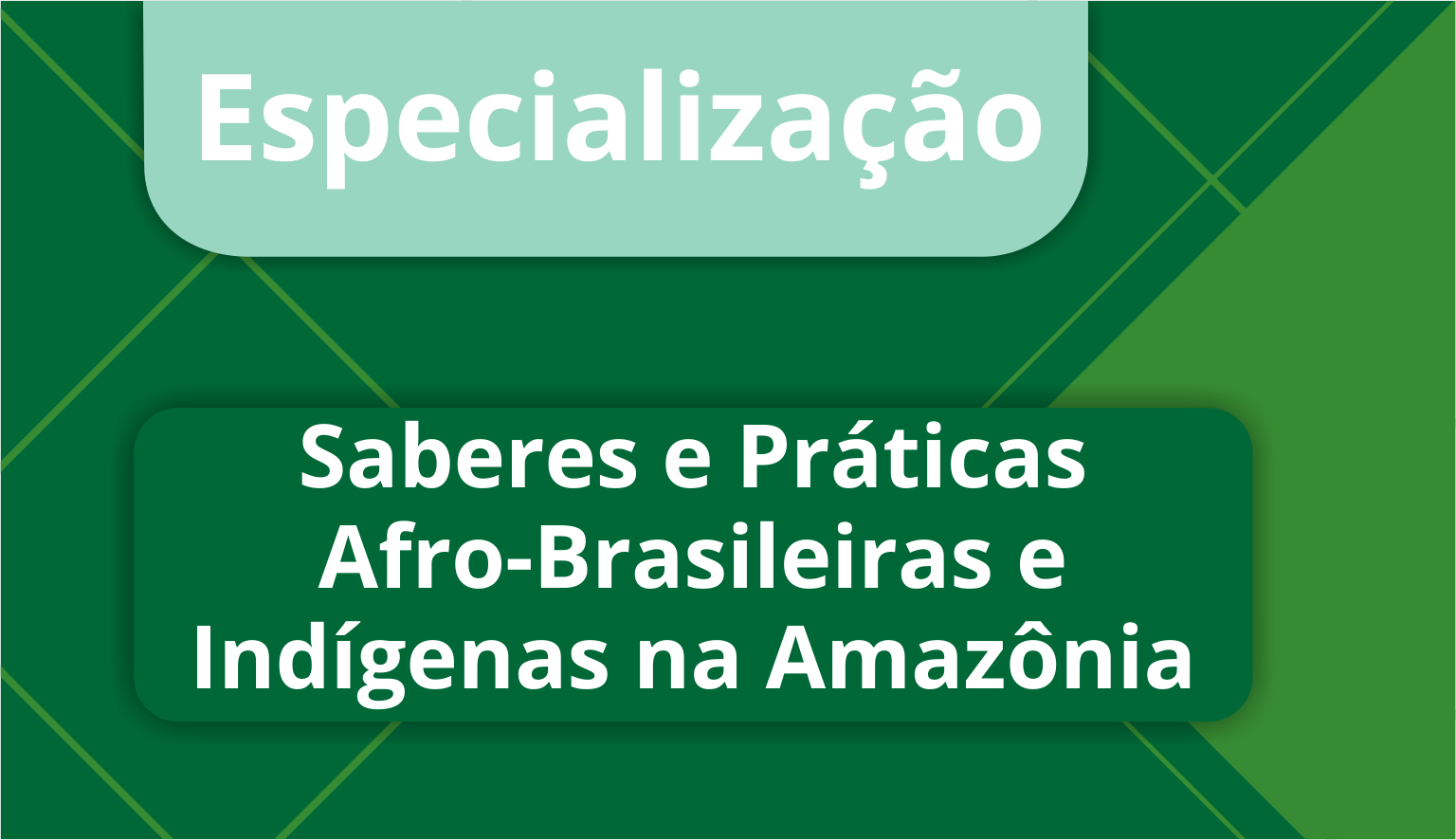 Esp. em Saberes e Práticas Afro-Brasileiras na Amazônia